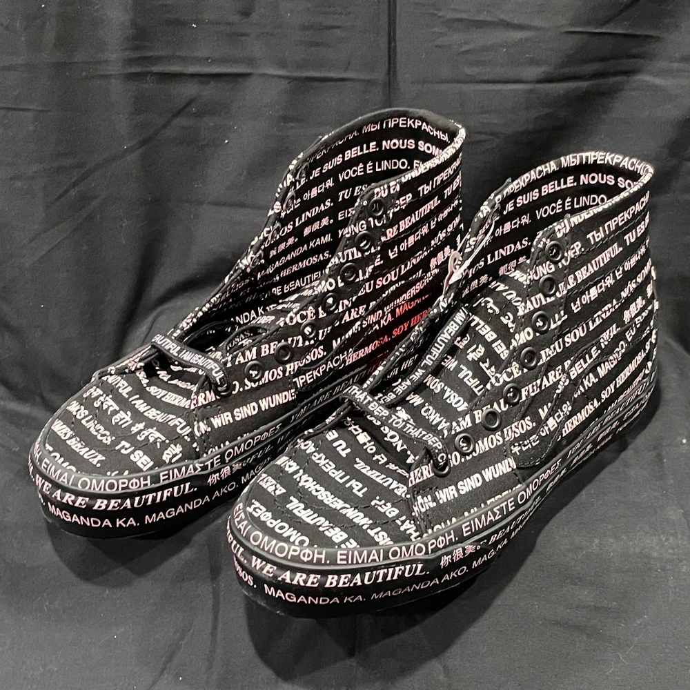 VANS SK8 HI TAPERED (We Are Beautiful) BLACK/PINK
